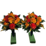 Decoration Double fall theme flower arrangement